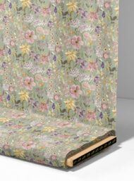 Bloom flower style with pink,green colors - Image 4