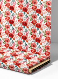 Petal flower style with red,green colors - Image 4