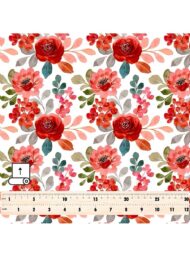 Petal flower style with red,green colors - Image 5