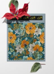 Petal flower style with orange,white colors - Image 6