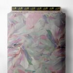 Petal flower style with pink,green colors