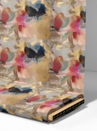 Flower abstract style with pink,blue colors - Image 4