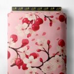 Branch flower style with pink,red colors