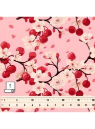 Branch flower style with pink,red colors - Image 5