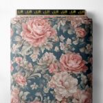 Bloom flower style with pink,white colors