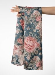 Bloom flower style with pink,white colors - Image 3