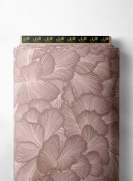 Petal flower style with pink, brown colors