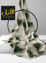 Petal flower style with green, white colors - Image 2