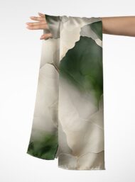 Petal flower style with green, white colors - Image 3