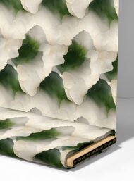 Petal flower style with green, white colors - Image 4