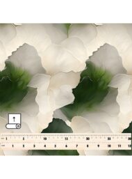 Petal flower style with green, white colors - Image 5