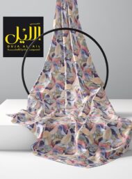 Leaf flower style with pink,purple colors - Image 2