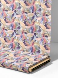 Leaf flower style with pink,purple colors - Image 4