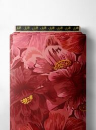 Bloom flower style with red,pink colors