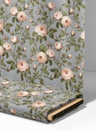 Rose flower style with pink,green colors - Image 4