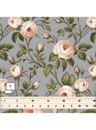 Rose flower style with pink,green colors - Image 5