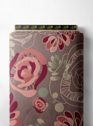 Rose flower style with red,pink colors