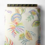 Shell flower style with green,yellow colors