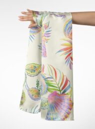 Shell flower style with green,yellow colors - Image 3