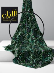 Leaf nature style with green,purple colors - Image 2