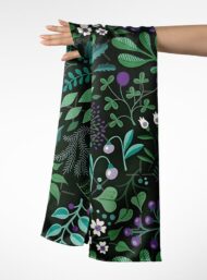 Leaf nature style with green,purple colors - Image 3