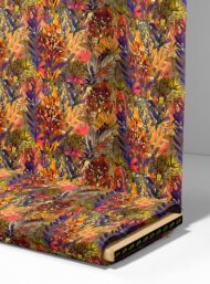 Leaf flower style with red,green colors - Image 4