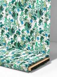 Leaf flower style with green,blue colors - Image 4