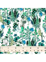 Leaf flower style with green,blue colors - Image 5