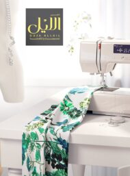 Leaf flower style with green,blue colors - Image 7