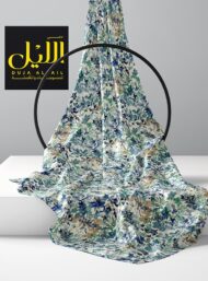 Leaf flower style with blue, green colors - Image 2