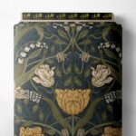 Bloom flower style with brown,white colors