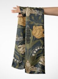 Bloom flower style with brown,white colors - Image 3