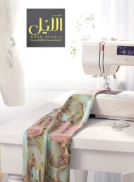 Leaf flower style with pink,green colors - Image 7