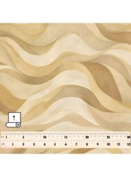 Wave abstract style with brown,white colors - Image 5