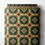 Floral others style with green,yellow colors