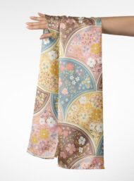 Bloom flower style with pink,blue colors - Image 3