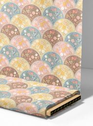 Bloom flower style with pink,blue colors - Image 4