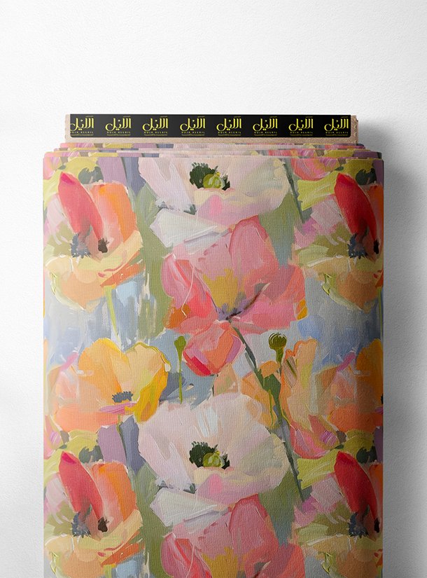 LAI01-3091_1.jpg Petal flower style with pink,yellow colors - Image 1