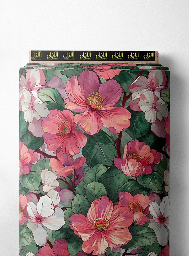 LAI01-3092_1.jpg Bloom flower style with pink,green colors - Image 1