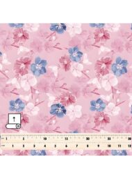 Bloom flower style with pink,blue colors - Image 5
