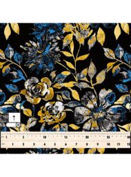 Leaf flower style with black,yellow colors - Image 5