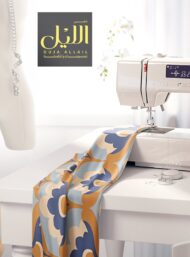 Flower  style with blue,brown colors - Image 7