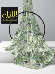 Bloom flower style with green,white colors - Image 2