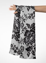 Petal flower style with black,grey colors - Image 3