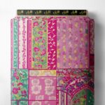 Arch flower style with pink,green colors