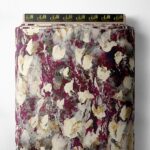 Flower abstract style with white,purple colors