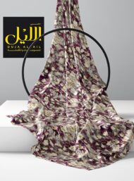 Flower abstract style with white,purple colors - Image 2