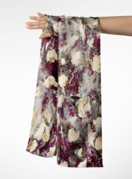 Flower abstract style with white,purple colors - Image 3