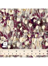 Flower abstract style with white,purple colors - Image 5