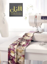 Flower abstract style with white,purple colors - Image 7